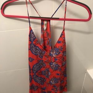 Rory Beca silk racer back tank